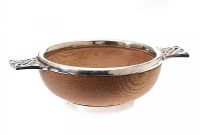 OAK AND SILVER QUAICH at Ross's Online Art Auctions