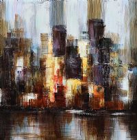 SKY SCRAPERS by English School at Ross's Online Art Auctions