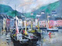 KINSALE HARBOUR, COUNTY CORK by Niall Campion at Ross's Online Art Auctions