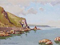 BLACK ARCH, LARNE by Samuel McLarnon UWS at Ross's Online Art Auctions
