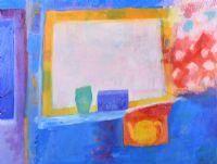 STILL LIFE, YELLOW TEAPOT by Nicola Robinson at Ross's Online Art Auctions