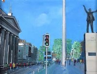 O'CONNELL STREET, DUBLIN by Sean Lorinyenko at Ross's Online Art Auctions