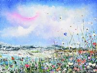 SPRING SHOWERS & FLOWERS by Jayne Taylor at Ross's Online Art Auctions