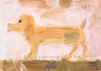 SAUSAGE DOG by David Johnston at Ross's Online Art Auctions