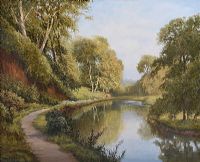 ON THE LAGAN by William Henry Burns at Ross's Online Art Auctions