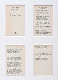 SEEING THINGS by Seamus Heaney at Ross's Online Art Auctions