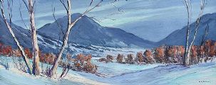 WINTER IN THE MOURNES by William Henry Burns at Ross's Online Art Auctions