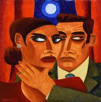 THE COUPLE by Graham Knuttel at Ross's Online Art Auctions