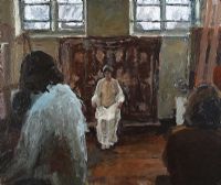 LIFE ROOM, CAMBERWELL by Frances Mann at Ross's Online Art Auctions