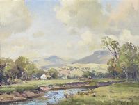 THE RIVER DUN, COUNTY ANTRIM by Charles McAuley at Ross's Online Art Auctions