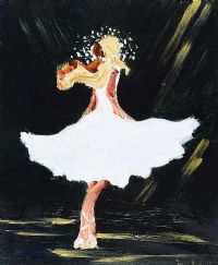 THE DANCER by Louise Mansfield at Ross's Online Art Auctions