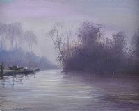 EVENING ON THE SHANNON by Norman J. McCaig at Ross's Online Art Auctions