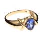 14CT GOLD SAPPHIRE RING at Ross's Online Art Auctions