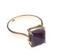 14CT GOLD AMETHYST RING at Ross's Online Art Auctions