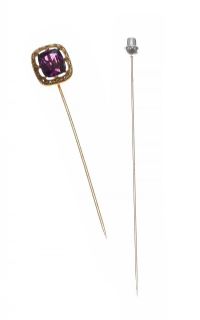 TWO STICK PINS at Ross's Online Art Auctions