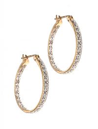 9CT GOLD AND DIAMOND HOOP EARRINGS at Ross's Online Art Auctions