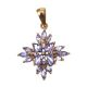 TWO 9CT GOLD AND TANZANITE PENDANTS at Ross's Online Art Auctions