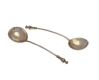 PAIR OF SILVER LADLES at Ross's Online Art Auctions
