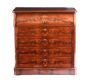 FEATHER MAHOGANY BIEDERMEIER SECRETAIRE CHEST OF DRAWERS at Ross's Online Art Auctions