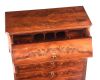 FEATHER MAHOGANY BIEDERMEIER SECRETAIRE CHEST OF DRAWERS at Ross's Online Art Auctions