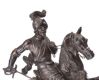 SPELTER METAL FIGURE ON PLYNTH at Ross's Online Art Auctions