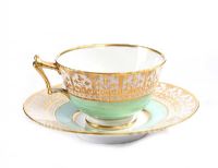 FLIGHT BARR & BARR CUP AND SAUCER at Ross's Online Art Auctions