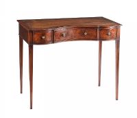 SERPENTINE FRONT WRITING DESK at Ross's Online Art Auctions