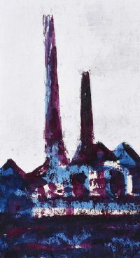 BELFAST CHIMNEYS by Colin Middleton RHA RUA at Ross's Online Art Auctions