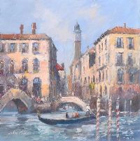 THE CANALS OF VENICE by Colin Gibson at Ross's Online Art Auctions