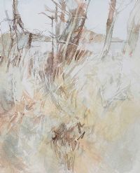 REEDS BY THE LOUGH by Terence P. Flanagan RHA RUA at Ross's Online Art Auctions