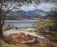 LOUGH INAGH, CONNEMARA by George McCullough at Ross's Online Art Auctions