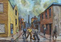 BELFAST STREET GAMES by James McDonald at Ross's Online Art Auctions