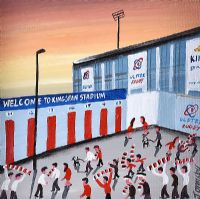 ULSTER AT THE KINGSPAN STADIUM by John Ormsby at Ross's Online Art Auctions