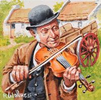 THE FIDDLER by Roy Wallace at Ross's Online Art Auctions