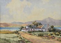 FARMSTEAD, DONEGAL by Frank Murphy at Ross's Online Art Auctions