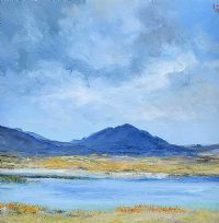 LAKESIDE MONTBRETIA, COUNTY MAYO by David Gordon Hughes at Ross's Online Art Auctions