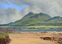 CROAGH PATRICK, LOUISBURGH, COUNTY MAYO by David Overend at Ross's Online Art Auctions