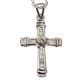 14CT WHITE GOLD AND DIAMOND PENDANT AND CHAIN at Ross's Online Art Auctions