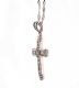 14CT WHITE GOLD AND DIAMOND PENDANT AND CHAIN at Ross's Online Art Auctions
