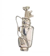 STERLING SILVER GOLF BROOCH at Ross's Online Art Auctions