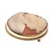 9CT GOLD MOUNTED CAMEO BROOCH                                               at Ross's Online Art Auctions