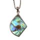 SUITE OF STERLING SILVER JEWELLERY SET WITH ABALONE SHELL at Ross's Online Art Auctions