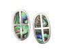 SUITE OF STERLING SILVER JEWELLERY SET WITH ABALONE SHELL at Ross's Online Art Auctions