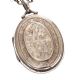 STERLING SILVER LOCKET AND CHAIN at Ross's Online Art Auctions