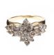 10CT GOLD AND DIAMOND RING at Ross's Online Art Auctions