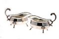 PAIR OF CASED SILVER SAUCE BOATS at Ross's Online Art Auctions