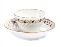 CHAMBERLAIN TEA BOWL AND SAUCER at Ross's Online Art Auctions