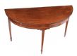 GEORGIAN DEMI LUNE SIDE TABLE at Ross's Online Art Auctions