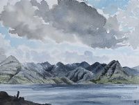 MOUNTAIN RANGE by A. Gardner at Ross's Online Art Auctions