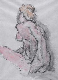 SEATED NUDE STUDY by Tom Carr HRHA HRUA at Ross's Online Art Auctions